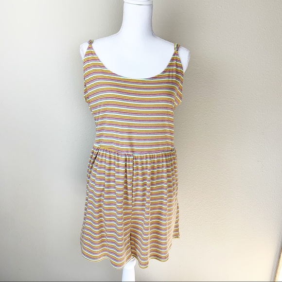 wild fable Pants - Wild Fable colorful striped romper size XXL